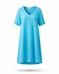 Šaty Orientique – Linen Blend Aqua