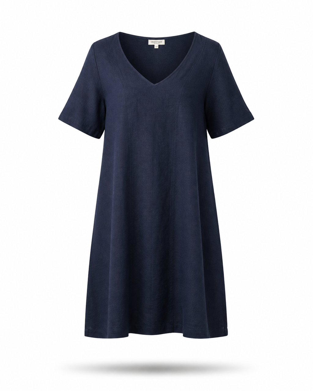 Šaty Orientique – Linen Blend Navy