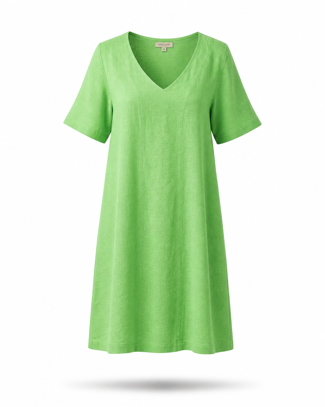 Šaty Orientique – Linen Blend Parakeet