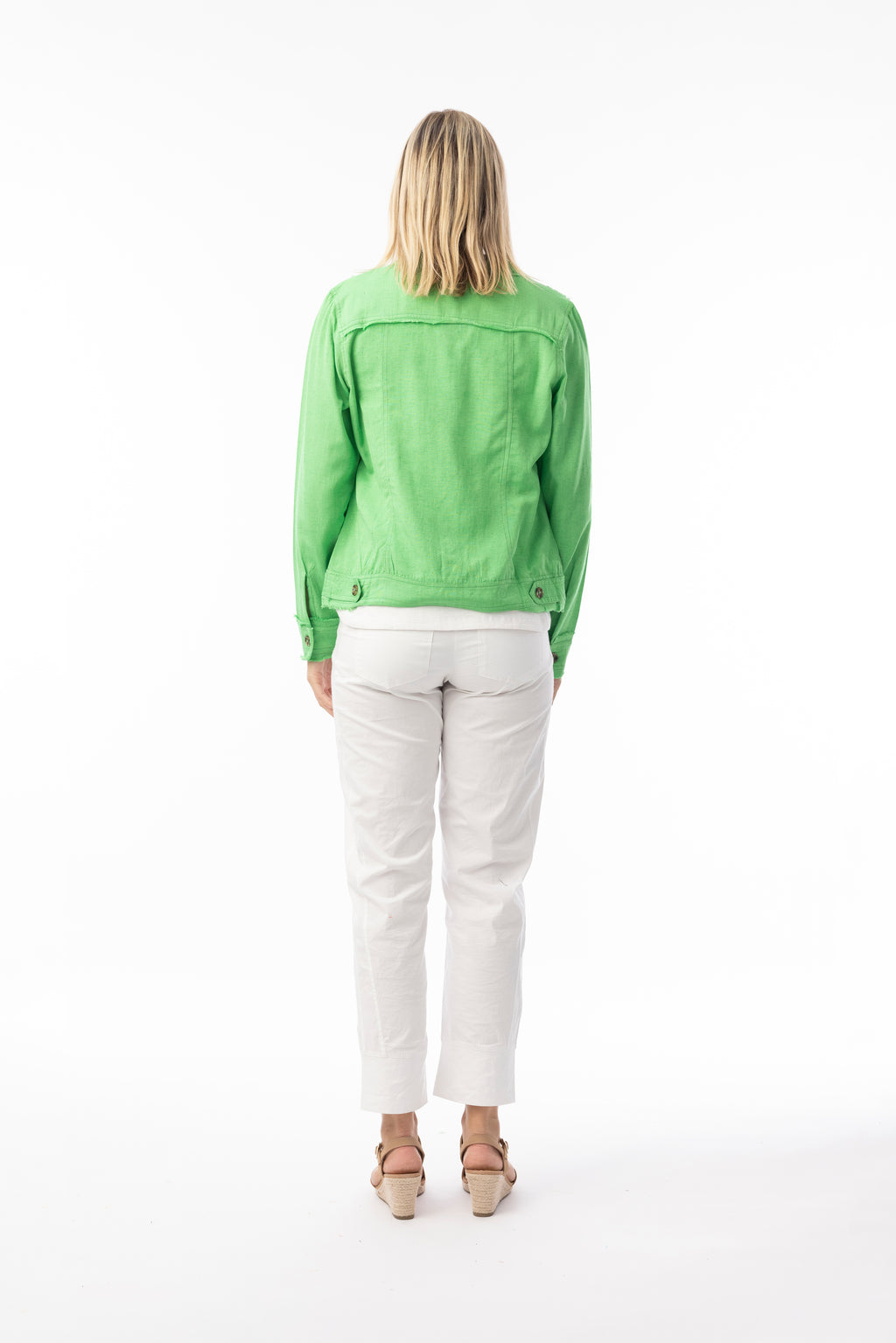 Bunda Orientique – Linen Blend Parakeet