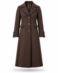 Kabát Cristina Barros - Brown Herringbone