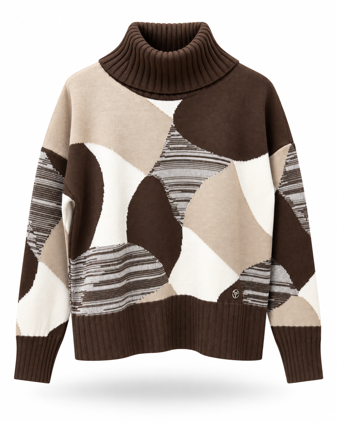 Svetr Mrs. Knit - Chocolate Mosaic