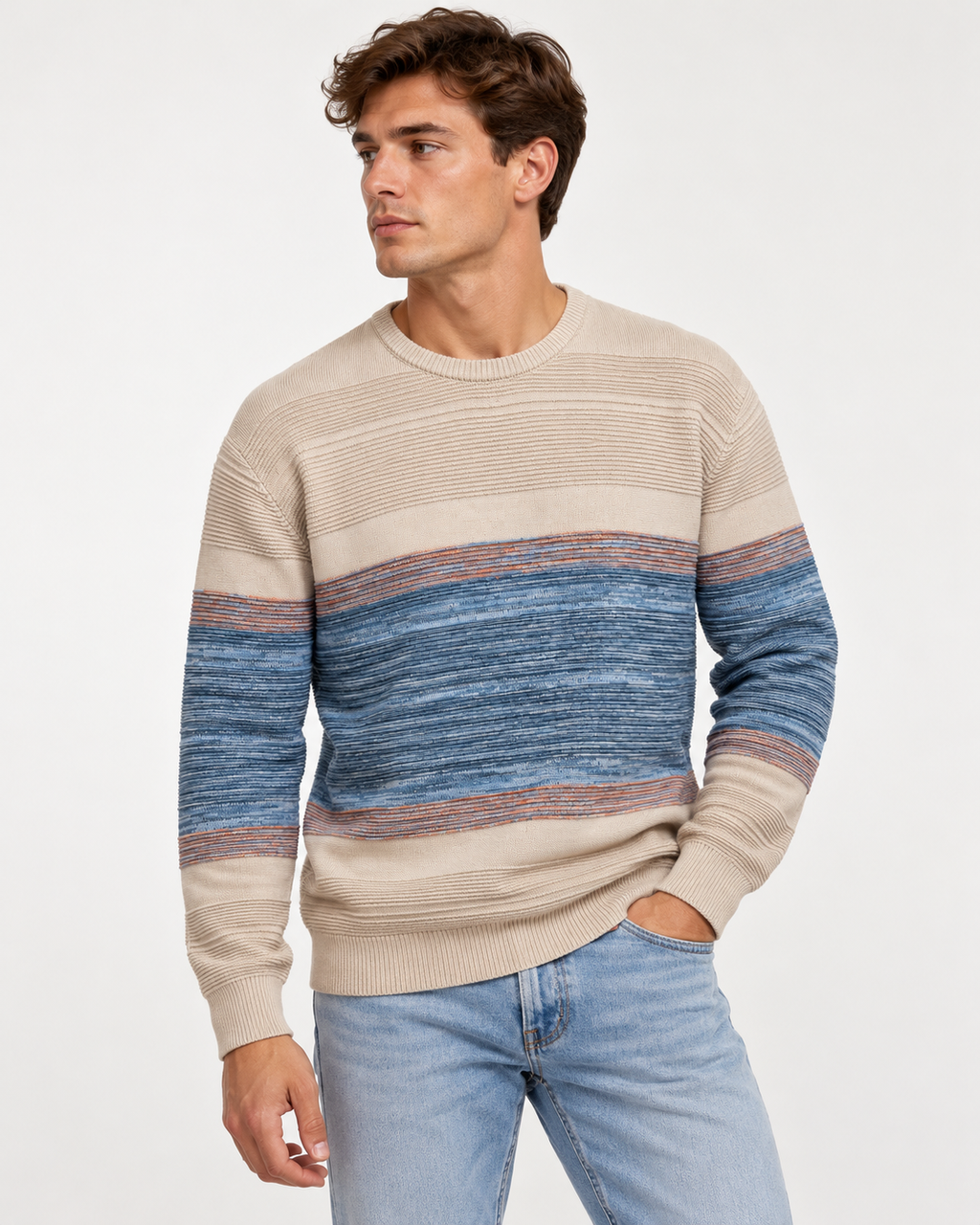 Svetr Hajo - Coastal Stripe