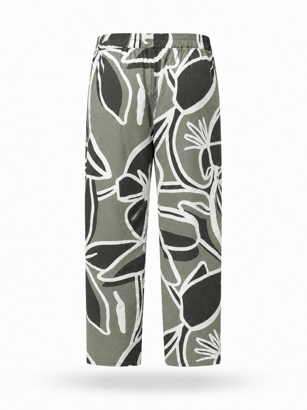 Kalhoty Lea H. - Leaves Olive